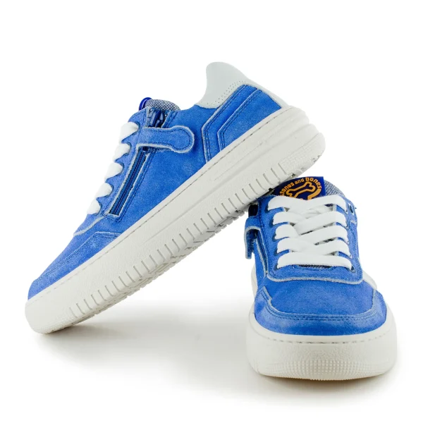 New crs - calf electric blue + off white Lage Schoenen