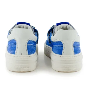 New crs - calf electric blue + off white Lage Schoenen