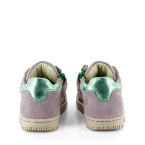 Fashion crs mauve + l.green Lage Schoenen