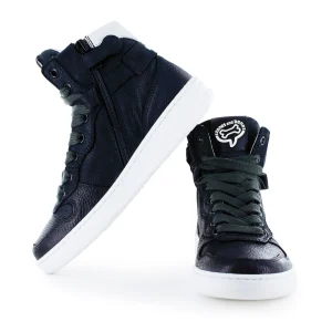 Outlet nabuk - calf black + off white Halfhoge Schoenen