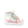 Outlet calf pink + ivor Halfhoge Schoenen