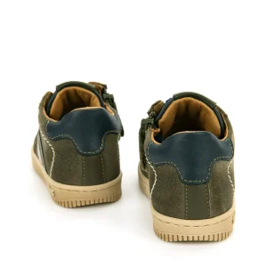 Outlet calf - crs khaki + navy Lage Schoenen