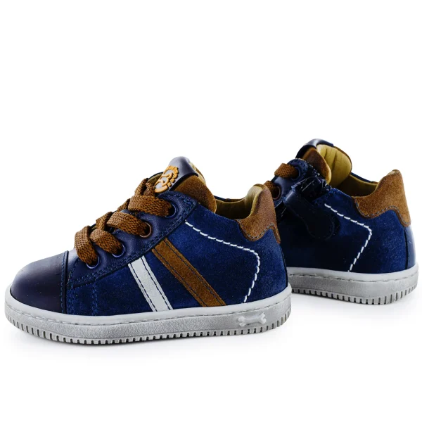 Fashion calf - crs navy + brandy Lage Schoenen