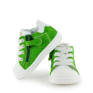 Hot calf kiwi + white Lage Schoenen | Lage Schoenen