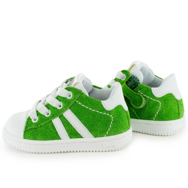 Hot calf kiwi + white Lage Schoenen | Lage Schoenen