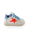 Hot crs - calf o.white + orange fluo Lage Schoenen | Lage Schoenen