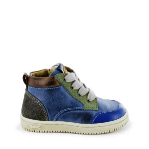 Clearance calf denim + moss Halfhoge Schoenen