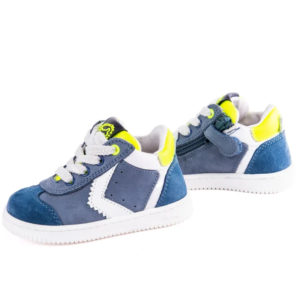 Best crs - calf denim + yellow fluo Lage Schoenen | Lage Schoenen