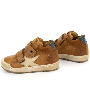 Discount calf cognac + navy Halfhoge Schoenen