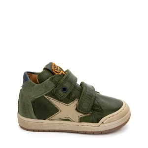 Best calf olive + navy Halfhoge Schoenen