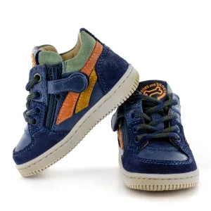 Clearance crs - calf navy + ocre Lage Schoenen