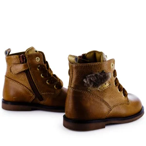 Discount calf cognac Enkellaarsjes