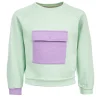 New - POCKET mint + lavender Sweaters | Sweaters Zonder Kap