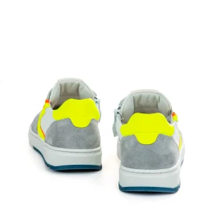 Discount crs - calf white + yellow fluo Lage Schoenen