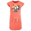 Online - TOUCAN coral pink Jurk Korte Mouwen