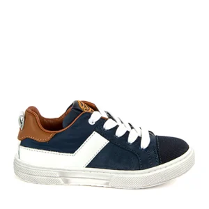 Online calf cuoio + blue Halfhoge Schoenen