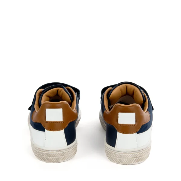 Sale calf navy + white Halfhoge Schoenen