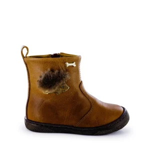 Discount calf cognac Enkellaarsjes