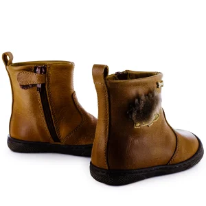 Discount calf cognac Enkellaarsjes