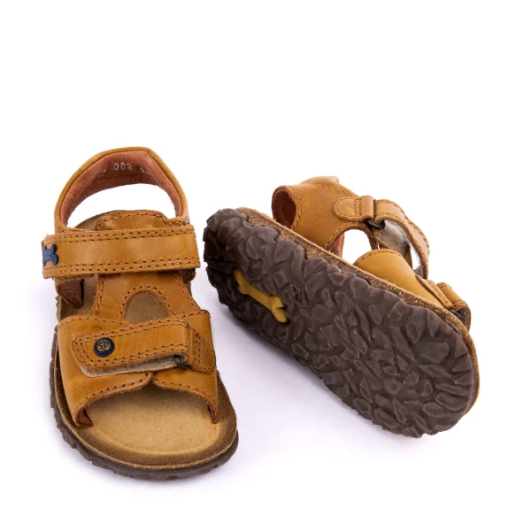 Discount vit cognac Sandalen