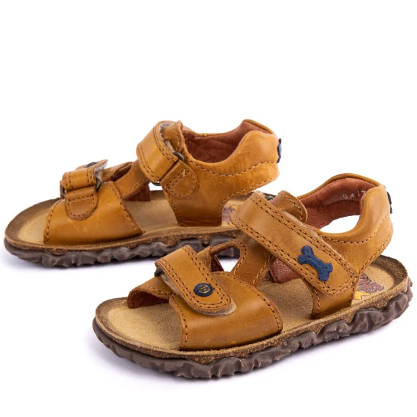 Discount vit cognac Sandalen