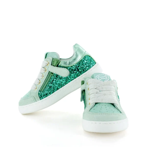 Clearance crs - glitter mint + l.green Lage Schoenen