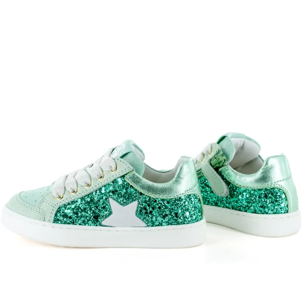 Clearance crs - glitter mint + l.green Lage Schoenen