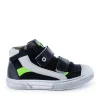 Fashion nabuk black + off white Sneakers