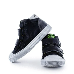 Fashion nabuk black + off white Sneakers