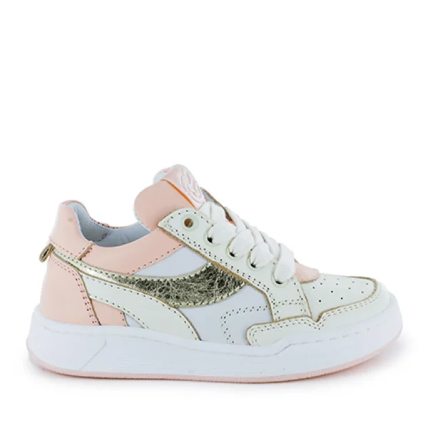 Fashion calf natural + pink Lage Schoenen