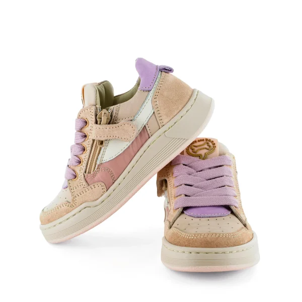 New crs - calf nude + lilac Lage Schoenen