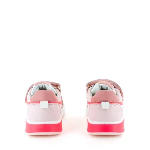 Outlet calf l.rose + coral fluo Lage Schoenen