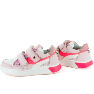 Outlet calf l.rose + coral fluo Lage Schoenen