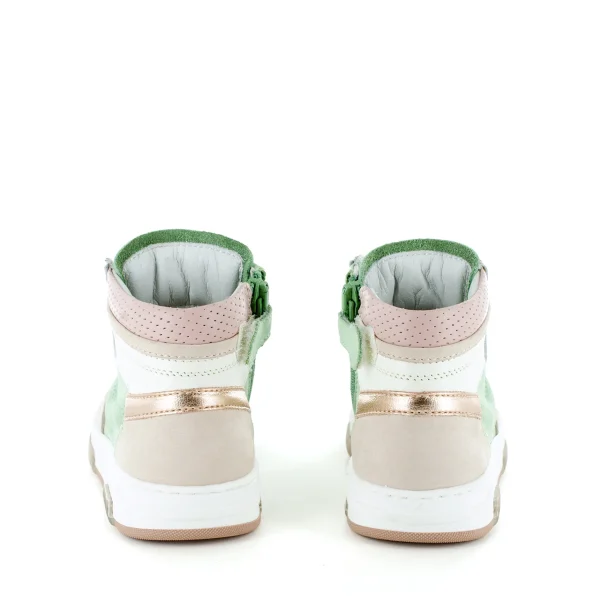 Sale calf nude + mint Halfhoge Schoenen