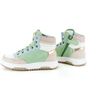 Sale calf nude + mint Halfhoge Schoenen