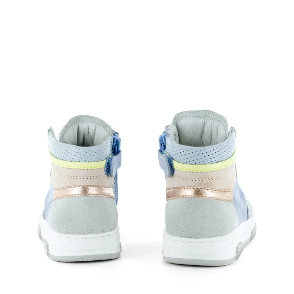 Sale crs - calf ice-blue + off white Halfhoge Schoenen