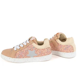 Online calf - glitter old rose Halfhoge Schoenen