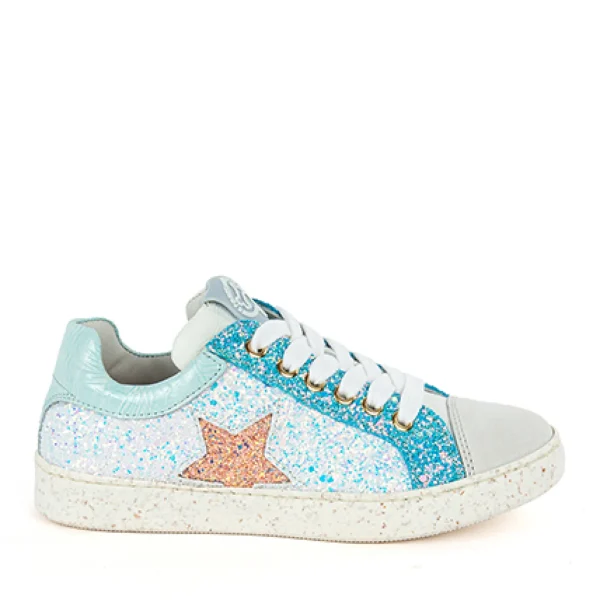 Online calf - glitter old rose Halfhoge Schoenen