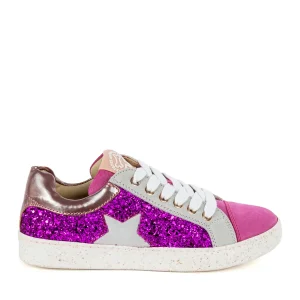 Discount crs - glitter fuchsia Halfhoge Schoenen