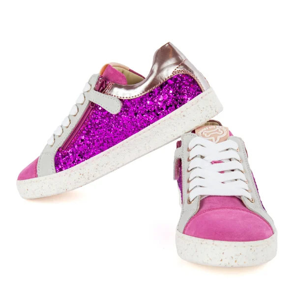 Discount crs - glitter fuchsia Halfhoge Schoenen