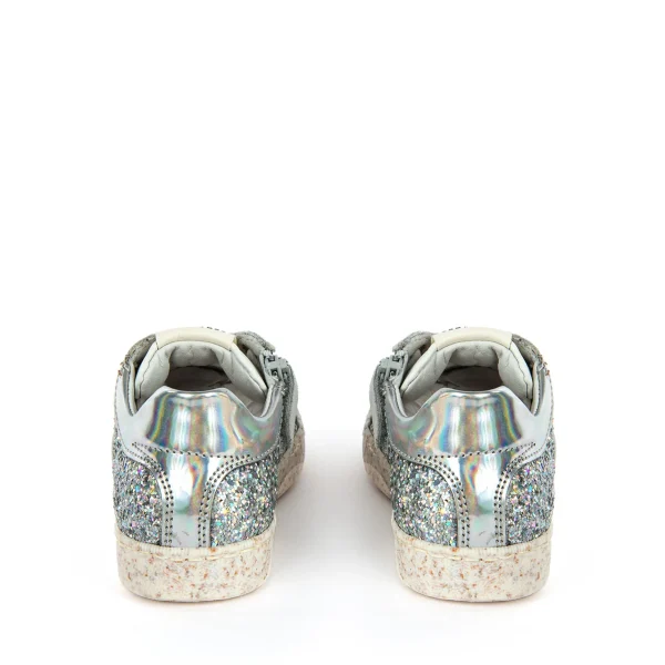 Clearance crs - glitter l.grey + white Halfhoge Schoenen