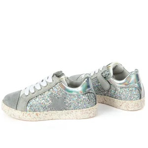 Clearance crs - glitter l.grey + white Halfhoge Schoenen