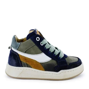 Best calf - crs khaki + navy Halfhoge Schoenen