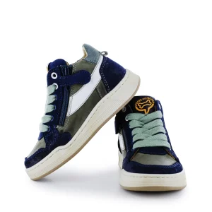 Best calf - crs khaki + navy Halfhoge Schoenen