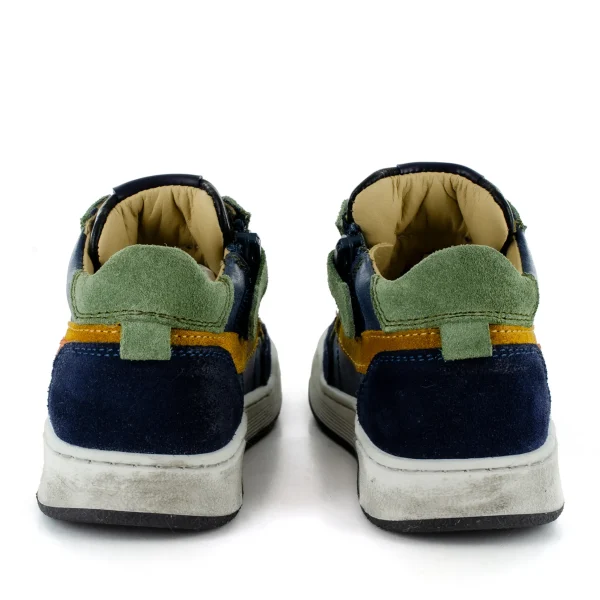 Sale crs - calf navy + ocre Halfhoge Schoenen