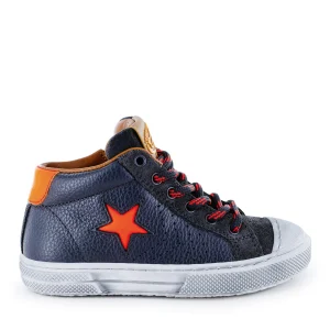 Sale calf - crs smoke + orange fluo Sneakers