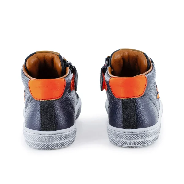 Sale calf - crs smoke + orange fluo Sneakers