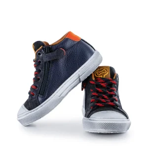 Sale calf - crs smoke + orange fluo Sneakers