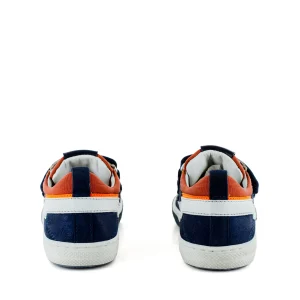 Best calf navy + brick Lage Schoenen