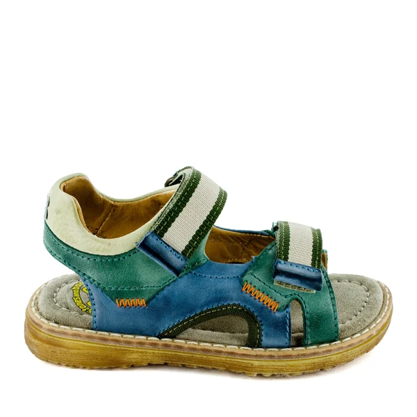 New vit oxide + denim Sandalen